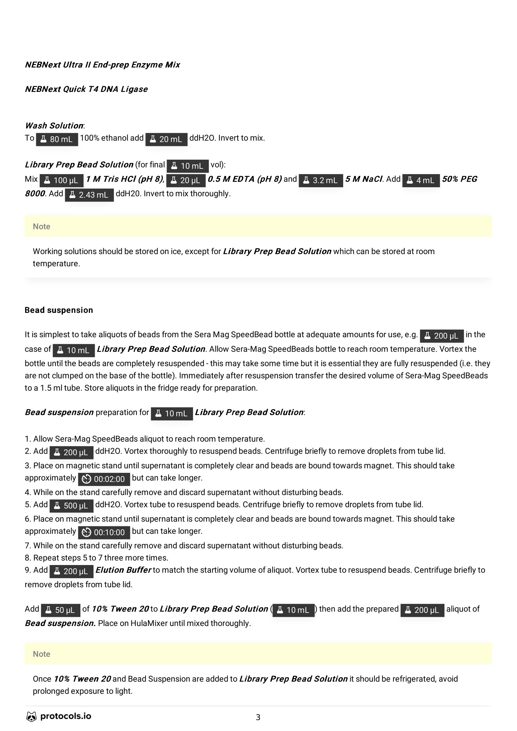 ligation sequencing protocol page 3