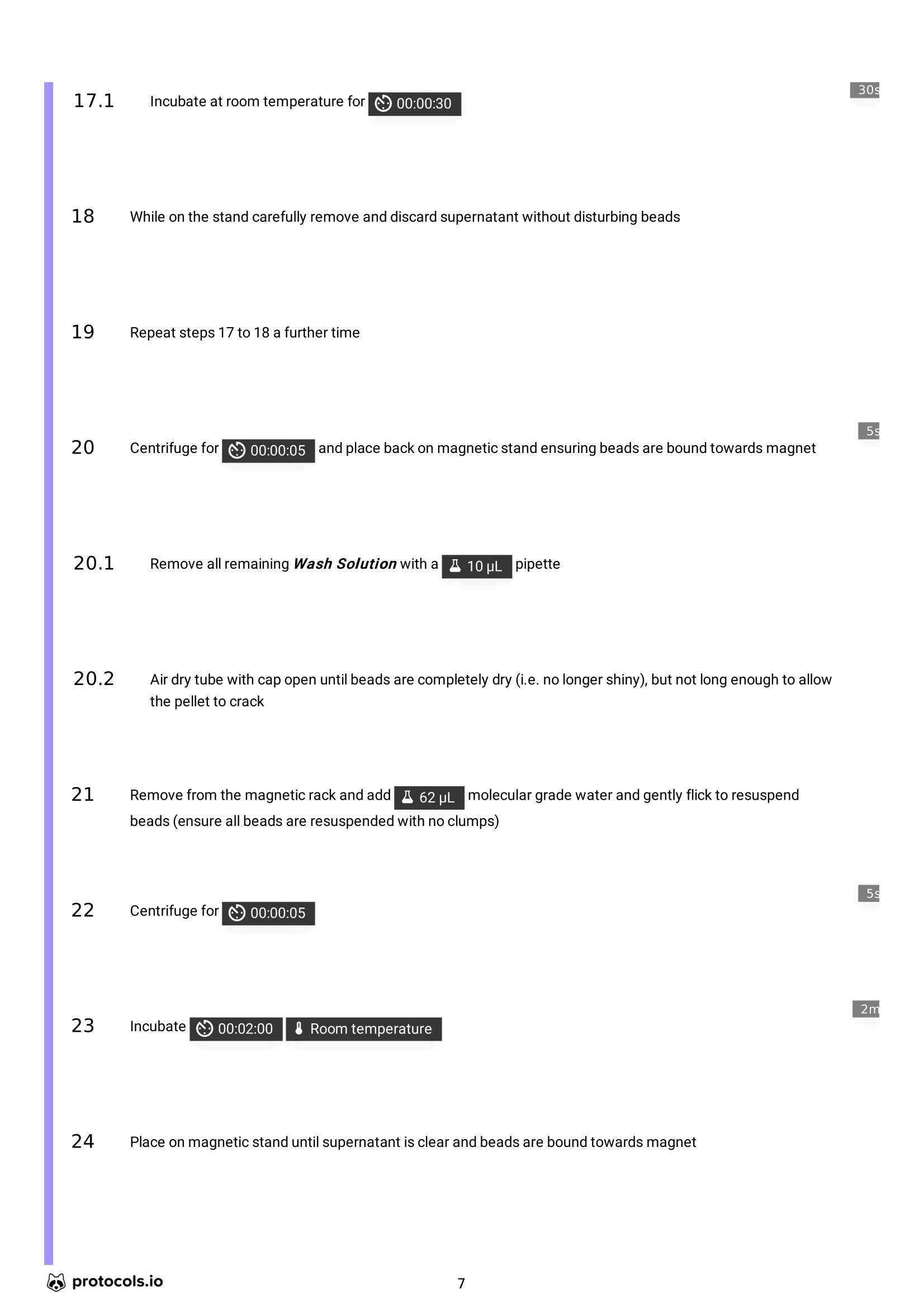 ligation sequencing protocol page 7